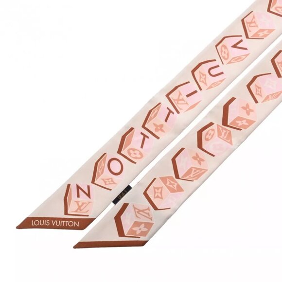 LOUIS VUITTON Bandeau BB Lucky LV Pink M78427 scarf - Picture 3 of 8